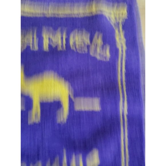 Camel Cigarettes Brand Terrycloth Hand Bar Towel Purple Yellow Set Of Two 8 X 11 - Picture 4 of 9